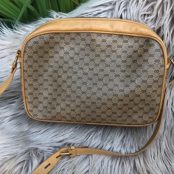 Vintage(80’s)Gucci-Micro Double G-Adj. Strap - Picture 3 of 17